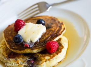 Double Berry Pancakes