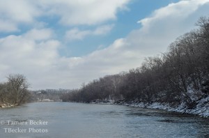 Skunk River at Oakland Mills, Henry County, Iowa